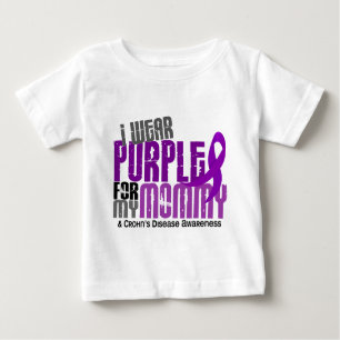 I Wear Purple For My Mummy 6 Crohn’s Disease Baby T-Shirt