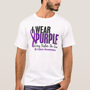 I Wear Purple For My Sister-In-Law 10 Lupus T-Shirt