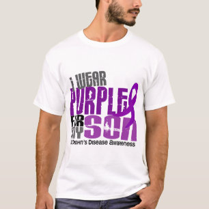 I Wear Purple For My Son 6 Crohn’s Disease T-Shirt