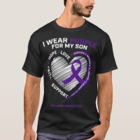 I Wear Purple For My Son Epilepsy Awareness Mum
