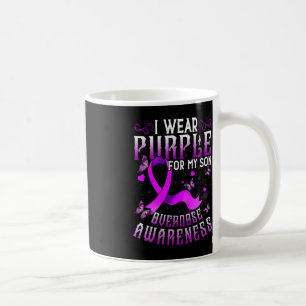 I Wear Purple For My Son for Overdose Awareness 1 Coffee Mug