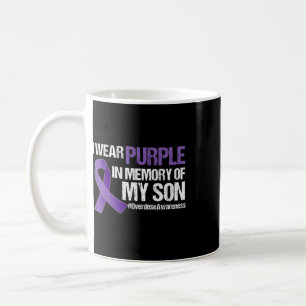 I Wear Purple For My Son Overdose Awareness 1  Coffee Mug