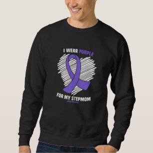 I Wear Purple For My Stepmom Lupus Awareness Sweatshirt