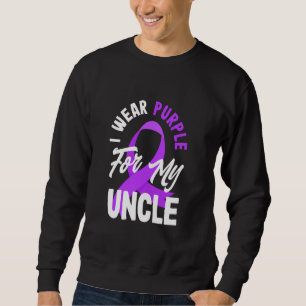 I Wear Purple For My Uncle Epilepsy Awareness Sweatshirt