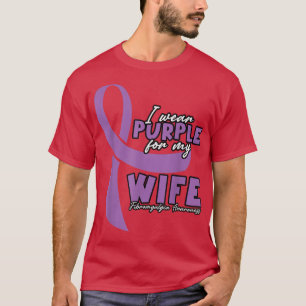 I Wear Purple For My Wife T-Shirt