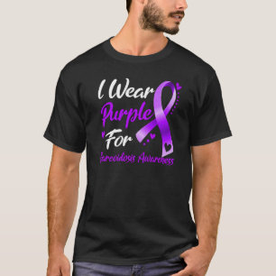 I Wear Purple For Sarcoidosis Awareness T-Shirt