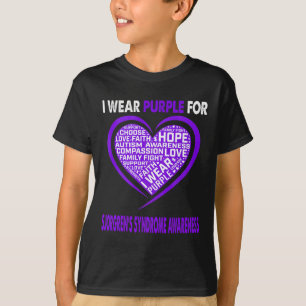I Wear Purple For Sickle Cell Anaemia Awareness Fa T-Shirt
