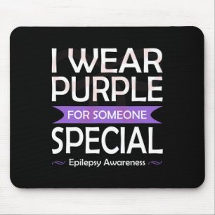 I Wear Purple For Someone Special Epilepsy Awarene Mouse Mat