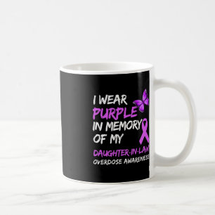 I Wear Purple In Memory Of My Daughter-In-Law Over Coffee Mug