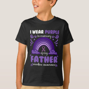 I wear purple in memory of my Father T-Shirt