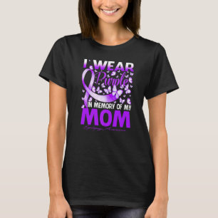 I Wear Purple In Memory Of My Mum Epilepsy Awarene T-Shirt