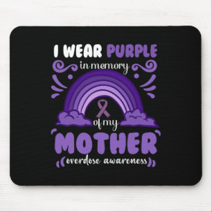 I wear purple in memory of my Sister  Mouse Mat