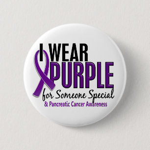 I Wear Purple Someone Special 10 Pancreatic Cancer 6 Cm Round Badge
