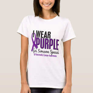 I Wear Purple Someone Special 10 Pancreatic Cancer T-Shirt