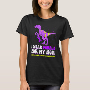 I Wear Purple Yellow For Mum Autoimmune Hepatitis T-Shirt