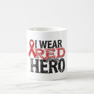 I Wear Red for My Hero Coffee Mug