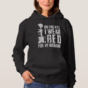 I Wear Red For Someone Special I Miss Sepsis Aware Hoodie
