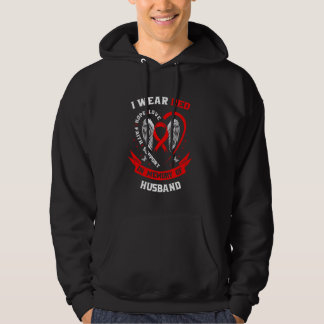 I Wear Red In Memory of my Husband Heart Disease A Hoodie