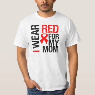 I Wear Red Ribbon For My Mum T-Shirt