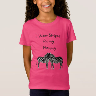 I Wear Stripes for my Mummy EDS Awareness Shirt