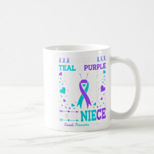 I Wear Teal & Purple For My Niece Coffee Mug