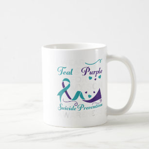 I Wear Teal &amp; Purple For My Son Suicide Preven Coffee Mug