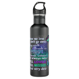 I Wear Teal And Purple For Someone I Miss Suicide  710 Ml Water Bottle