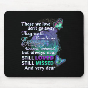 I Wear Teal And Purple For Someone I Miss Suicide Mouse Mat