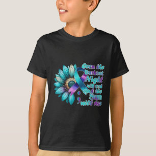 I Wear Teal And Purple National Suicide Prevention T-Shirt