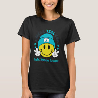 I Wear Teal for Fragile X Syndrome Awareness T-Shirt