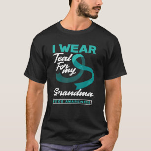 I Wear Teal For My Grandma PCOS Awareness T-Shirt