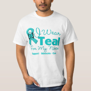 I Wear Teal For My Niece T-Shirt