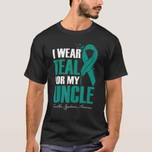 I Wear Teal For My Uncle Tourette's Syndrome Aware T-Shirt