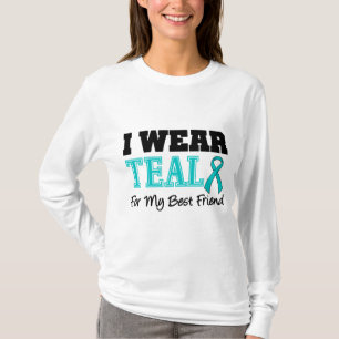 I Wear Teal Ribbon For My Best Friend T-Shirt