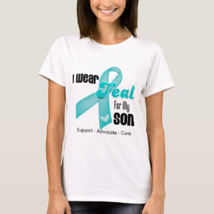 I Wear Teal Ribbon For My Son T-Shirt