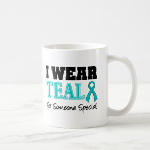 I Wear Teal Ribbon For Someone Special Coffee Mug