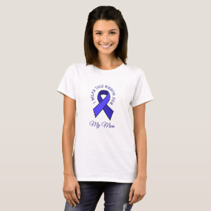 I Wear this ME CFS Ribbon for Personalised Shirt