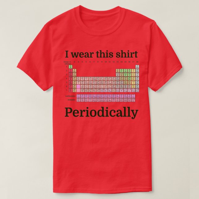 I Wear This Periodically  T-Shirt (Design Front)