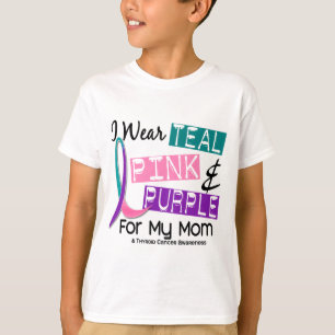 I Wear Thyroid Ribbon For My Mum 37 T-Shirt