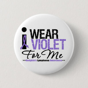 I Wear Violet For Me 6 Cm Round Badge