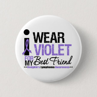 I Wear Violet For My Best Friend 6 Cm Round Badge