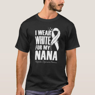 I Wear White For My Nana Postpartum Depression Awa T-Shirt