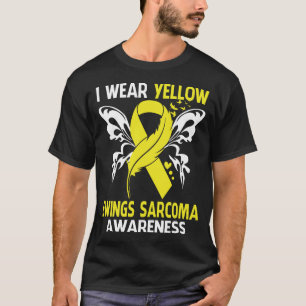 I Wear Yellow For EWINGS SARCOMA Awareness T-Shirt