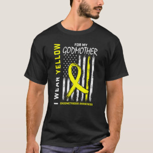 I Wear Yellow For My Godmother Endometriosis Aware T-Shirt