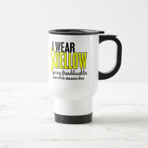 I Wear Yellow For My Granddaughter 10 Sarcoma Travel Mug