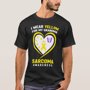I Wear Yellow For My Grandma Sarcoma Awareness T-Shirt