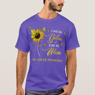 I Wear Yellow For My Nephew Bone Cancer Awareness T-Shirt