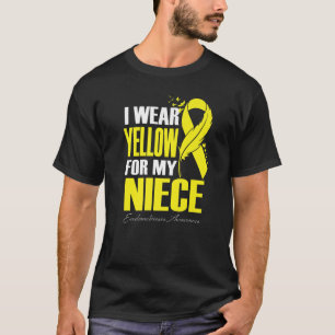 I Wear Yellow For My Niece Endometriosis Awareness T-Shirt