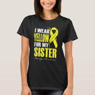 I Wear Yellow For My Sister Obesity Awareness Feat T-Shirt