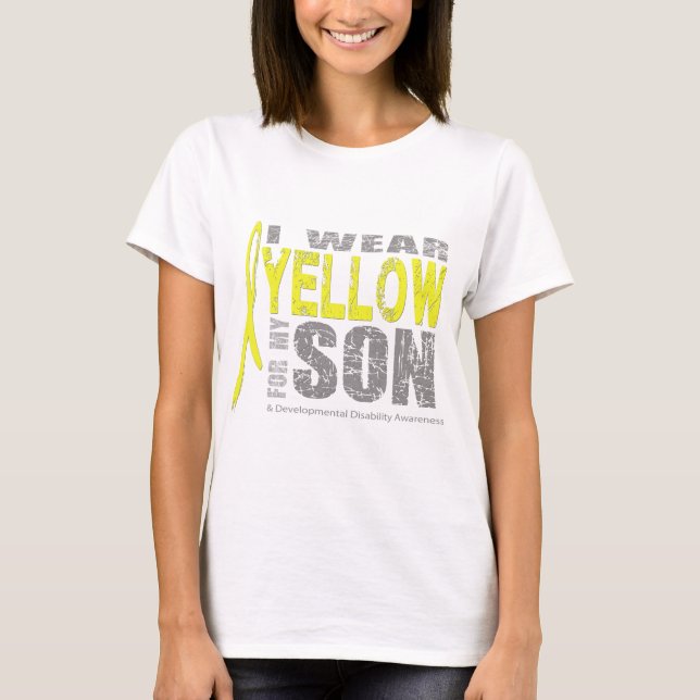 I wear yellow for my son T-Shirt (Front)